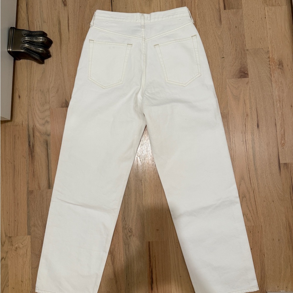 Agolde Women's V-Waist Baggy Jeans (in scone) - Picture 2 of 4
